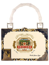 Vintage Tiki Style Beaded Cigar Box Handbag