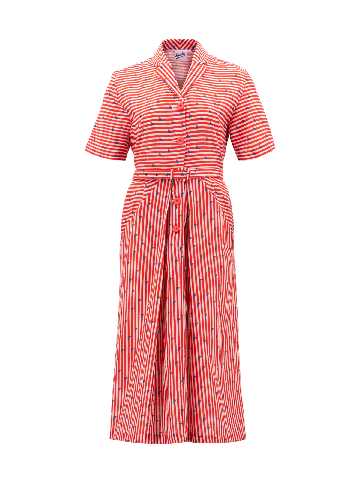 red and white striped dress zara Riviera 1940s Vintage Style Linen Wiggle Dress