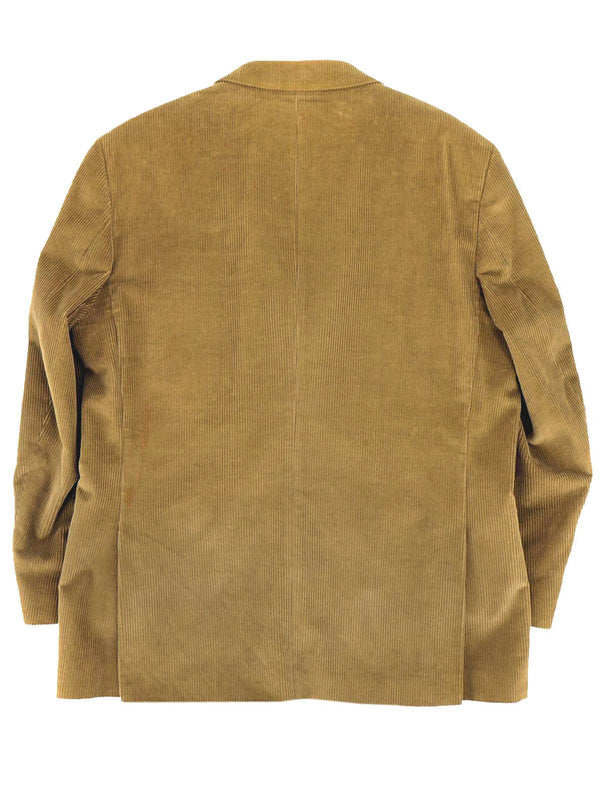 Beige Corduroy Vintage Single Breasted Jacket