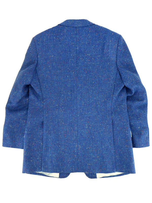 Vintage Bold Blue Marl Single Breasted Jacket