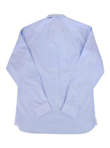 Blue Fine Stripe 1940s Look Spearpoint Collar Shirt