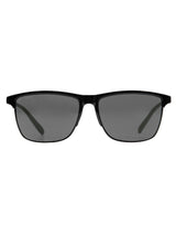 Retro Black Sunglasses with Grey Lenses