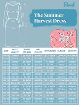 1940s Vintage Summer Harvest Dress in Rose Pink