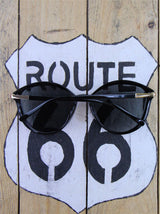 Vintage Look Black Boutique Sunglasses
