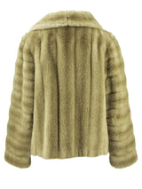 St Michael Short Vintage Faux Fur Jacket