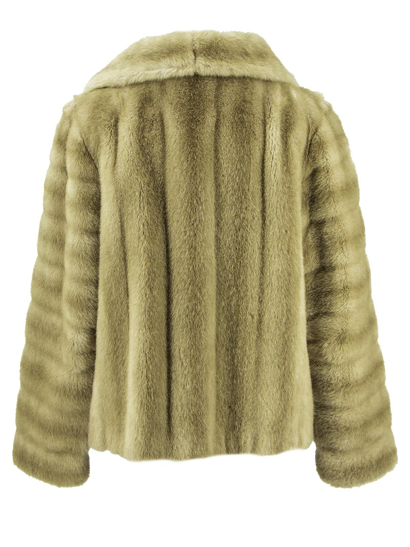 St Michael Short Vintage Faux Fur Jacket