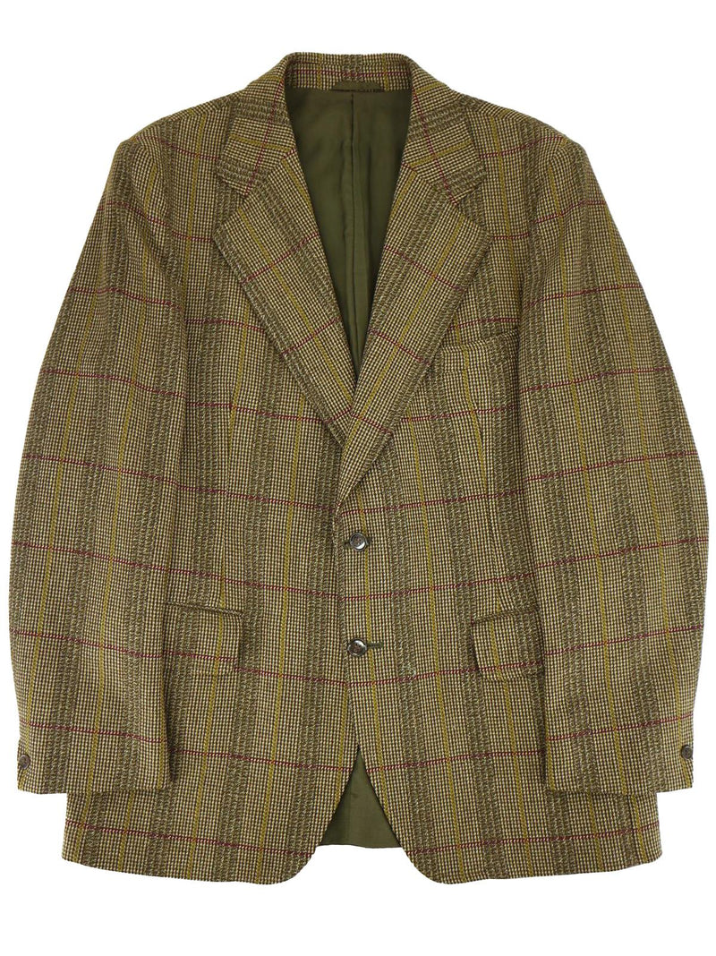 Vintage Tailored Tweed Men's Blazer Jacket