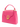 1960s Style Gold Oval Buckle Handbag - Rose Pink