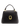 1960s Style Gold Oval Buckle Handbag - Black