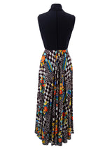 True Vintage 1970s Psychedelic Maxi Dress