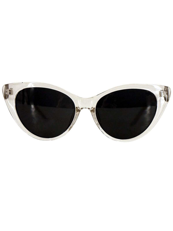 Vintage Style Catseye Sunglasses Clear Frames