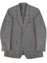 Vintage Grey Check Wool Jacket