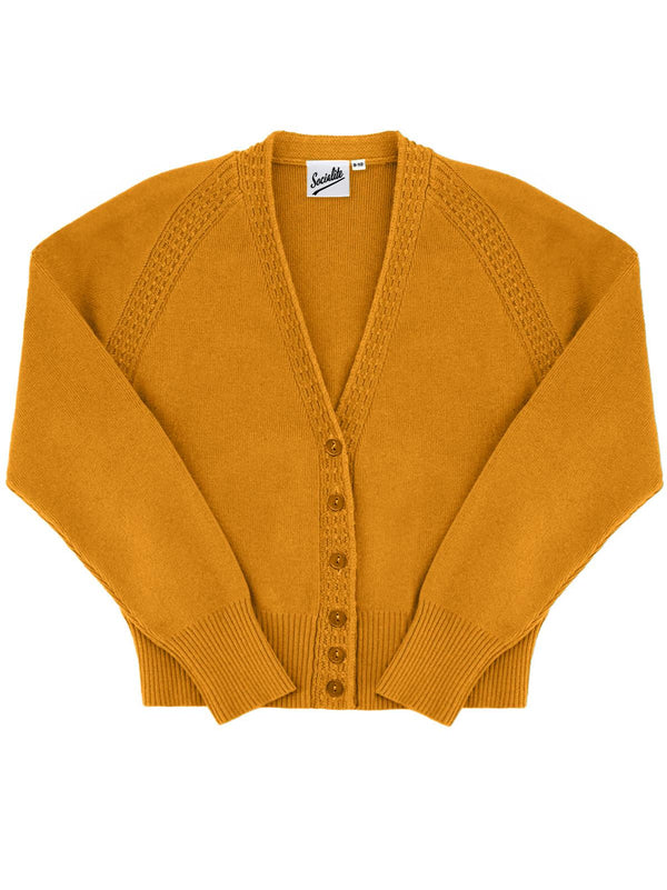 Midcentury Vintage Daydream Cardigan - Jelly Bean