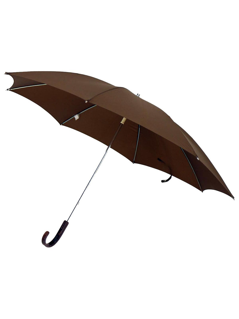 Brown Vintage Umbrella With Lucite Handle