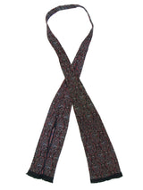 Vintage Black & Burgundy Paisley Tie