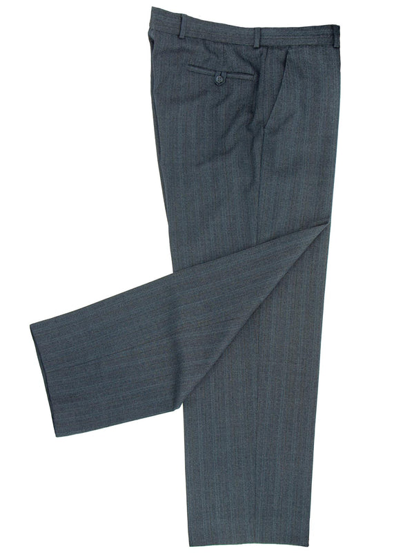 Grey & Blue Pinstripe Vintage Brook Taverner Suit