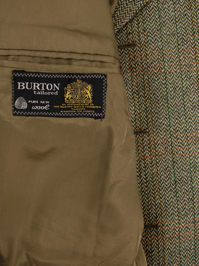 Vintage Burton Tweed Jacket Herringbone & Check