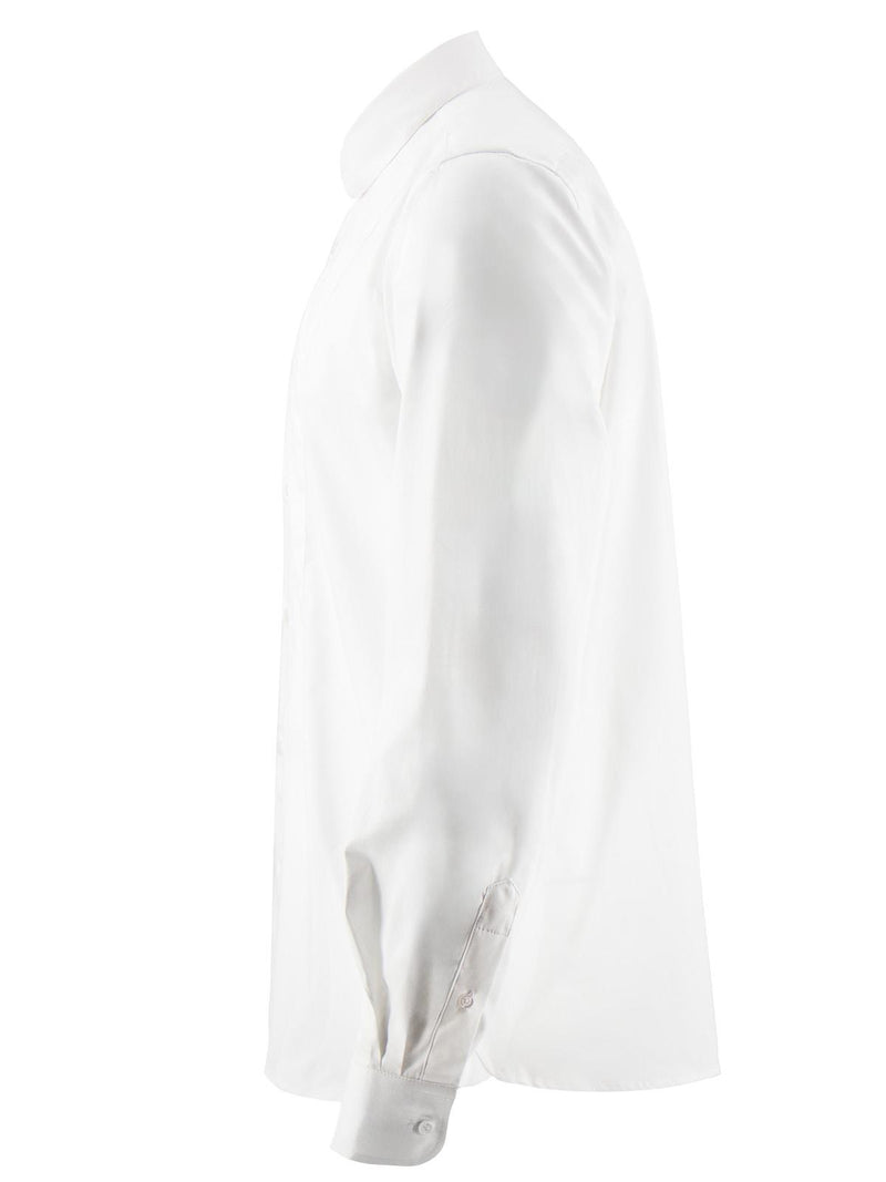 Byram Round Collar Shirt - White