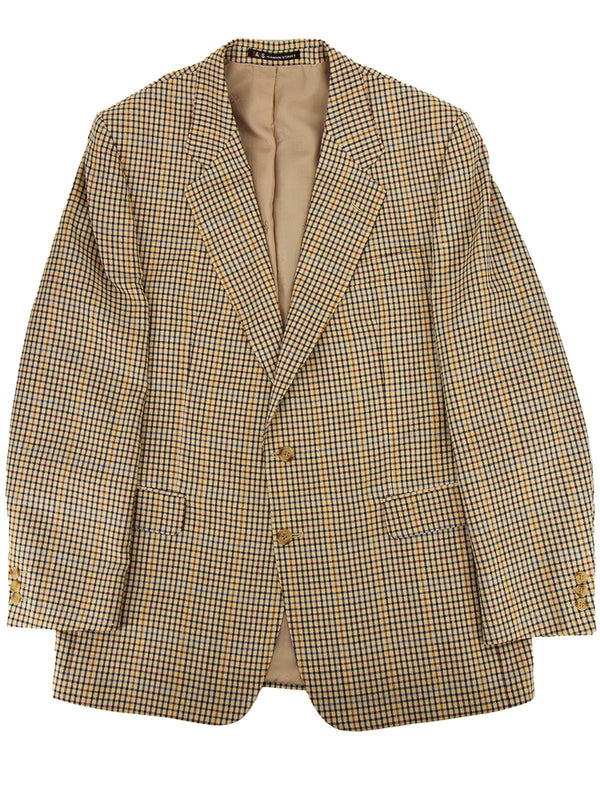 Vintage Daks Fine Wool & Silk Check Jacket