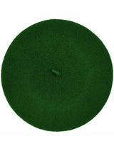 Green Vintage Style Pure Wool Beret
