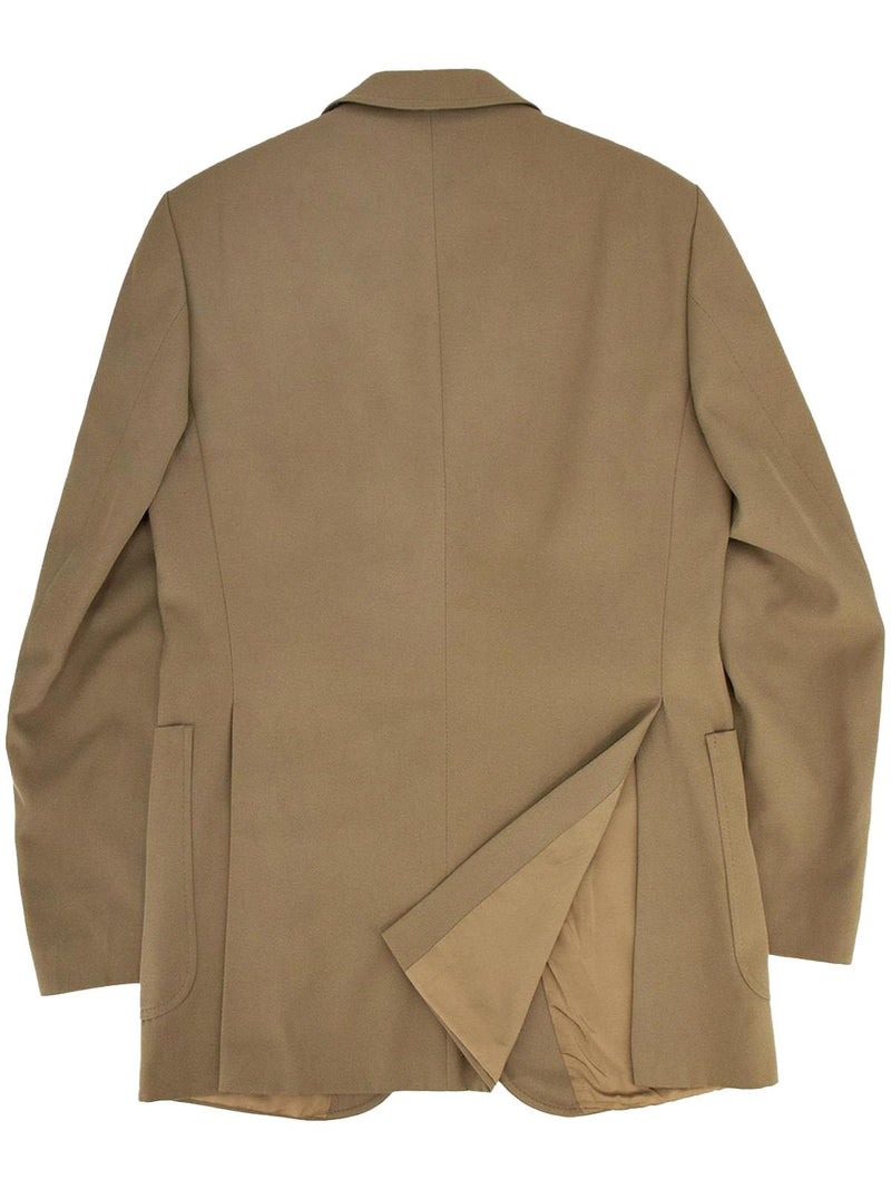 1970s Light Brown Twill Patch Pocket Blazer