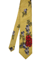 1940s Vintage Look Floral Placement Design Swing Tie