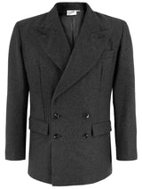 1940s Vintage Deliverance Demob Jacket in Charcoal