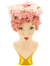 Soft Pink Floral True Vintage Circlet Hat