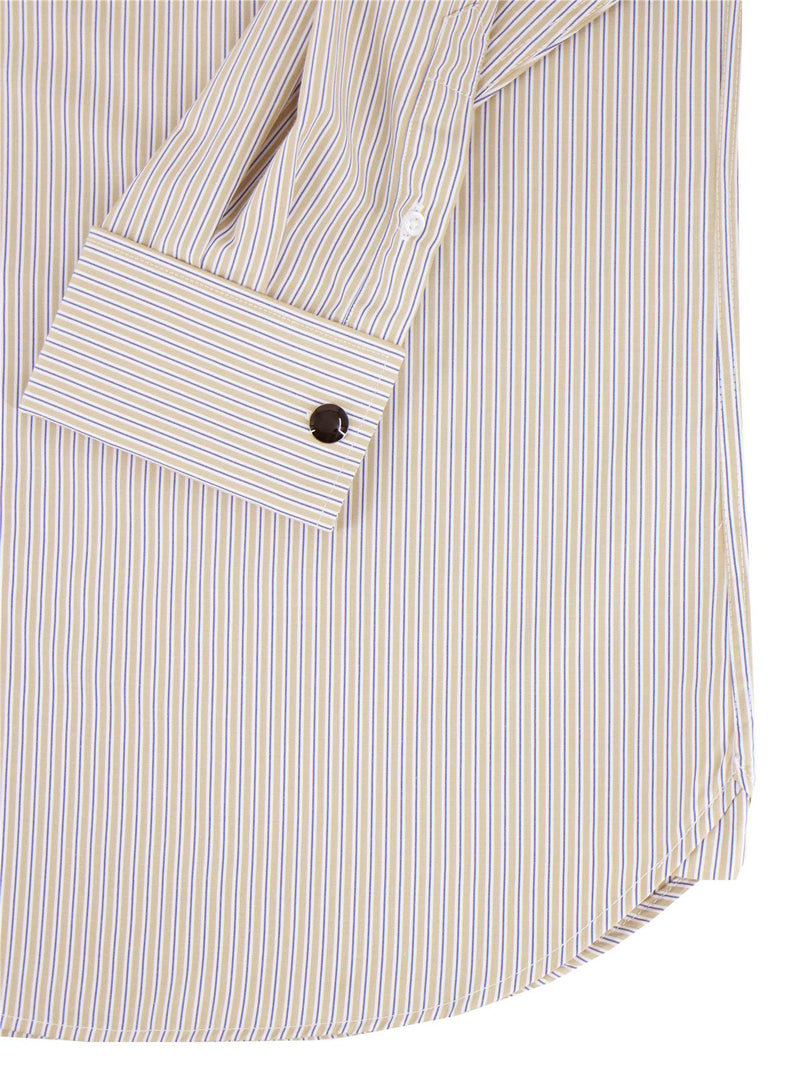 Sepia Heathfield Stripe Forties Spearpoint Collar Shirt