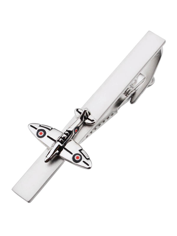 1940s Nostalgia WW2 RAF Spitfire Tie Clip