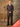 Deliverance Demob Three Piece Suit - Brown Pinstripe