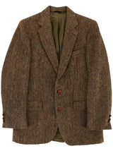 Harris Tweed Vintage Brown Flecked Herringbone Jacket