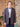 1940s Style Clubman Houndstooth Check Jacket - Forest Dusk