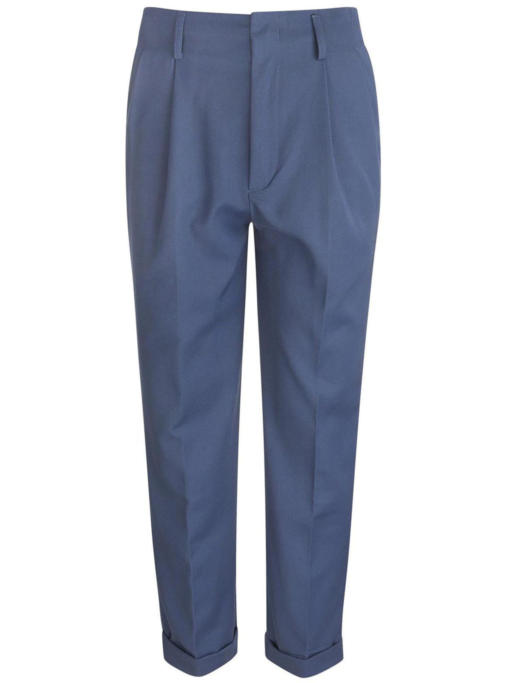 1950s Vintage Chuck Pleated Peg Trousers in Blue – RevivalVintage
