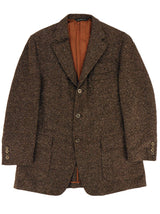 Donegal Wool Tweed Brown Vintage Jacket