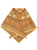 Vintage Paisley Patterned Gold Scarf