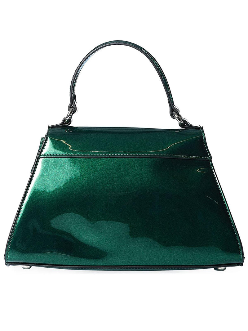Rockabilly 1950s Vintage Style Green Star Handbag