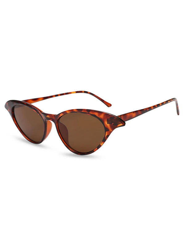 Midcentury Style Curvy Flick  Catseye Sunglasses Tortoiseshell