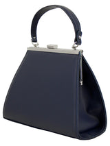 Midcentury Vintage Yesteryear Frame Bag - Navy Blue