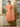 1940s Vintage Matinee Dress - Pan Stik Peach