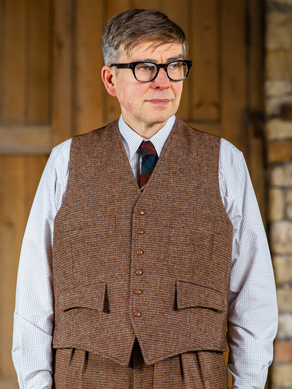 Countryman Check Tweed Waistcoat - Bruar