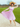 1950s Style Sweetheart Check Dance Dress - Pink