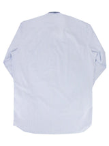 Light Blue Heathfield Stripe Forties Spearpoint Collar Shirt