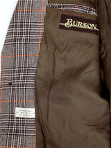 Wide Lapel 1970s Vintage Burton Check Jacket