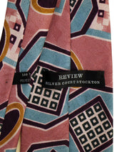 Abstract Pattern Pink True Vintage Tie