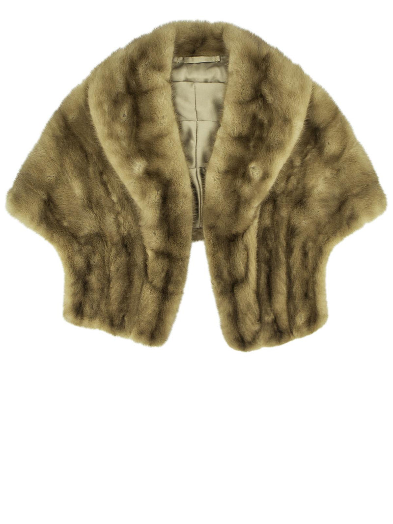 Honey Fur Vintage Cape Shawl Collar