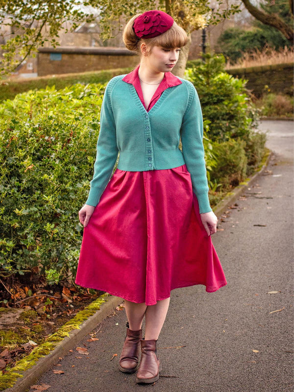 Midcentury Vintage Daydream Cardigan in Jitterbug