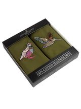 Embroidered Handkerchiefs Woodstock & Partridge