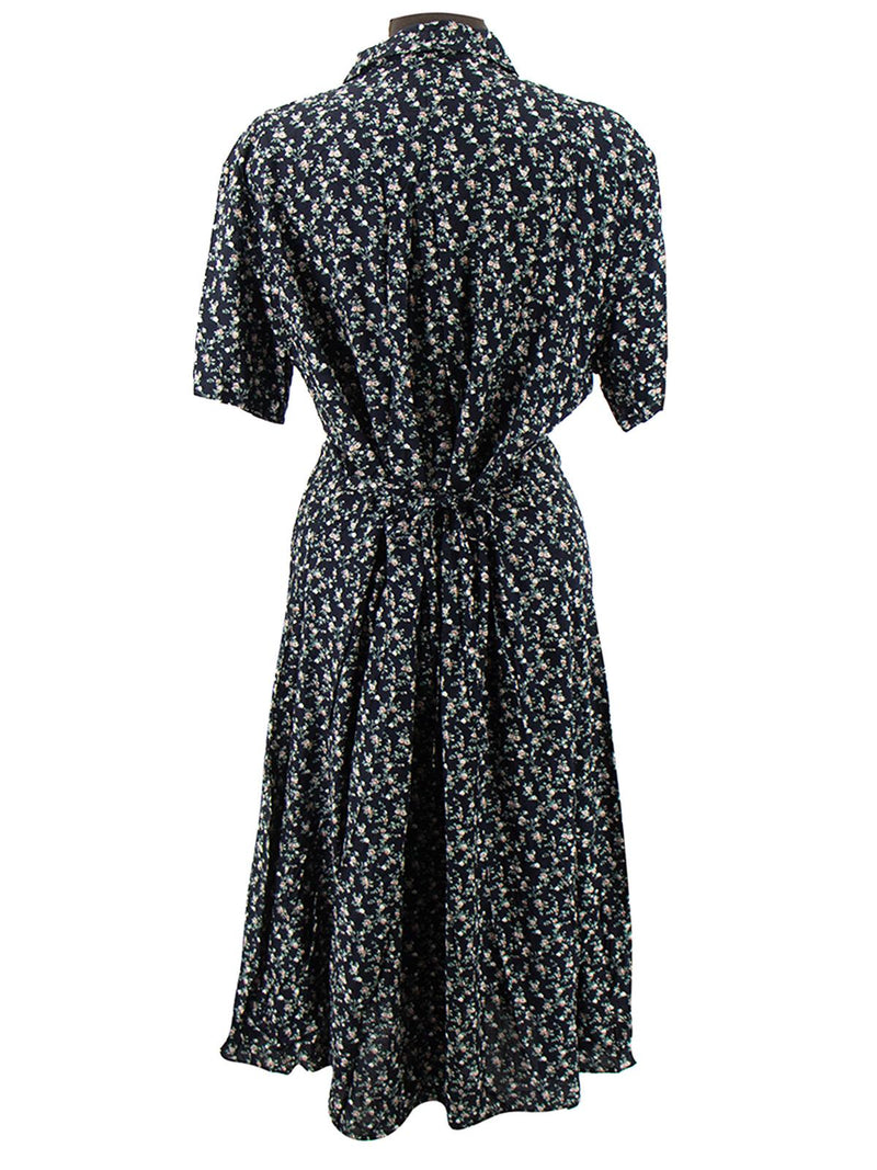 True Vintage Button Through Floral Dress