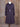 1960s Vintage Aubergine Belted 4 Pocket Coat